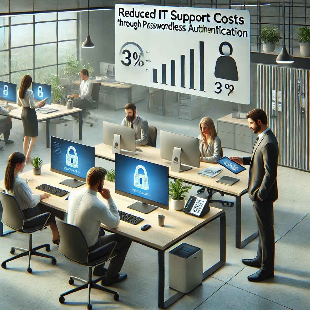 • استفاده از احراز هویت بدون رمزعبور و کلیدهای امنیتی FIDO2 برای کاهش هزینههای پشتیبانی IT