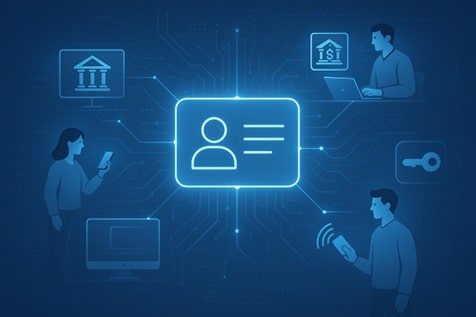 سپر دیجیتال و نماد امنیت اطلاعات نمایش نقش راهکارهای FIDO نشانه neshane.co