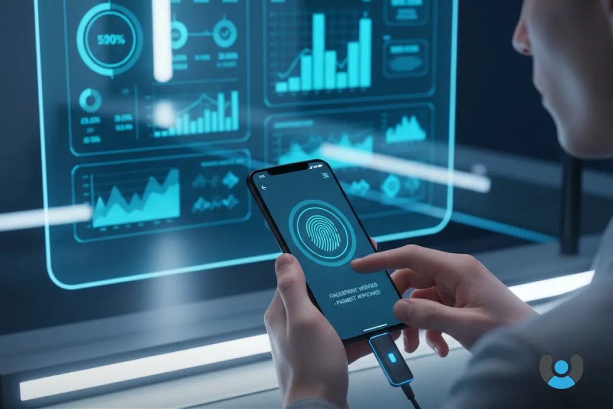 پرداخت بیکارت با احراز هویت بیومتریک و کلید امنیتی FIDO در بانکداری هوشمند