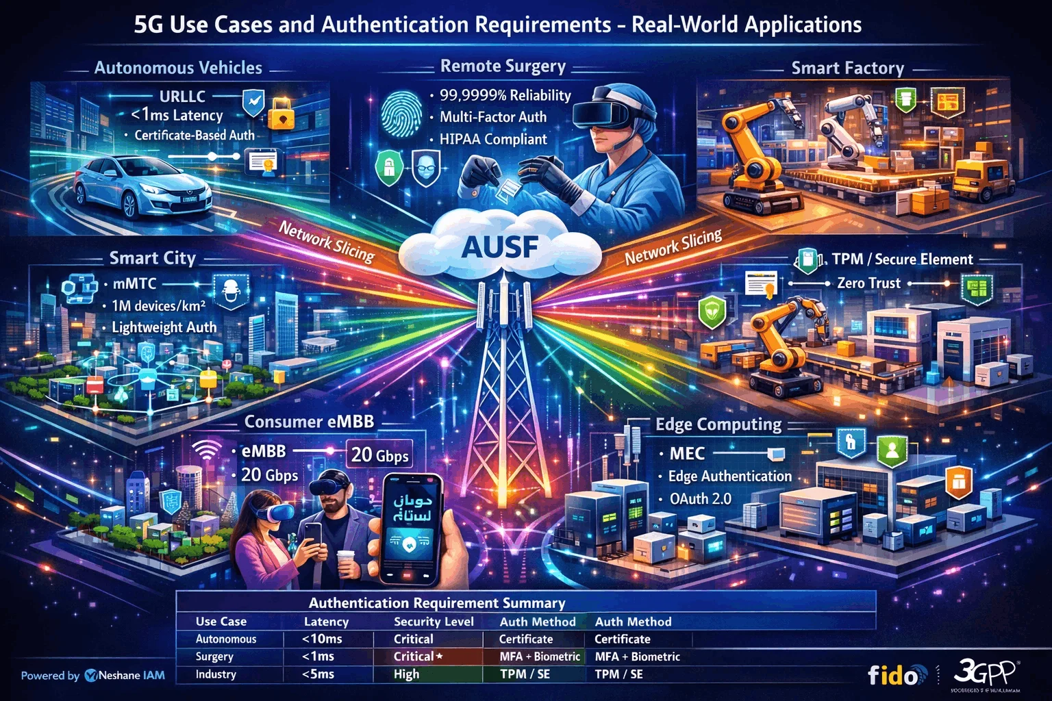 چالشهای احراز هویت در شبکه 5G