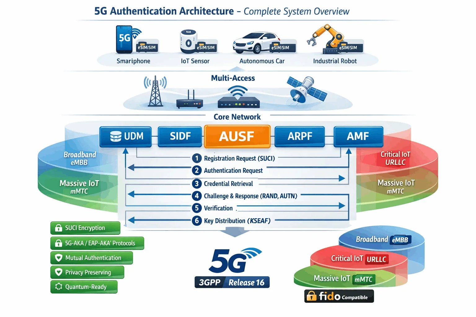 شبکه 5G و احراز هویت در آن متفاوت است