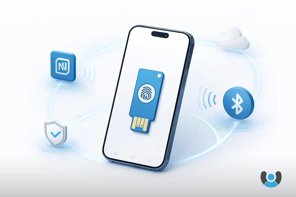 نمودار فرآیند احراز هویت بدون رمز موبایلی با پروتکل‌های NFC و Bluetooth