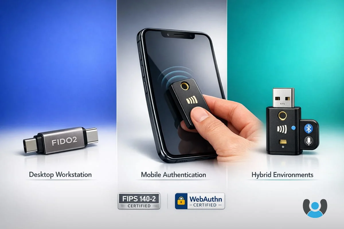 مقایسه توکن سختافزاری FIDO و اپلیکیشن احراز هویت موبایلی